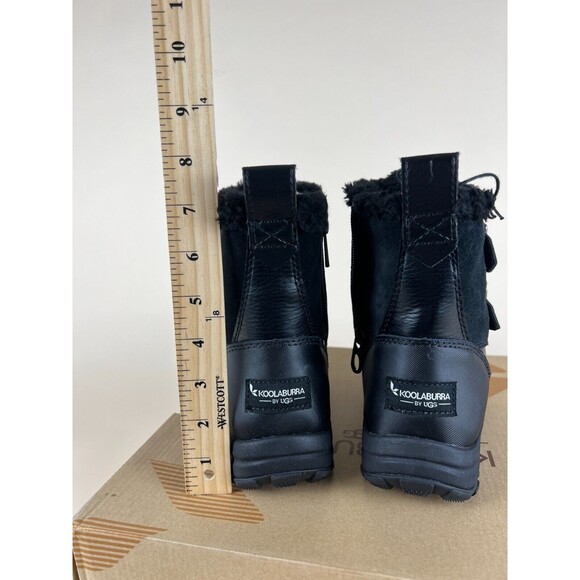 Koolaburra by UGG Imree Moto Boots Black Womens 5 Waterproof Insulated Shoes NWB - Picture 5 of 12